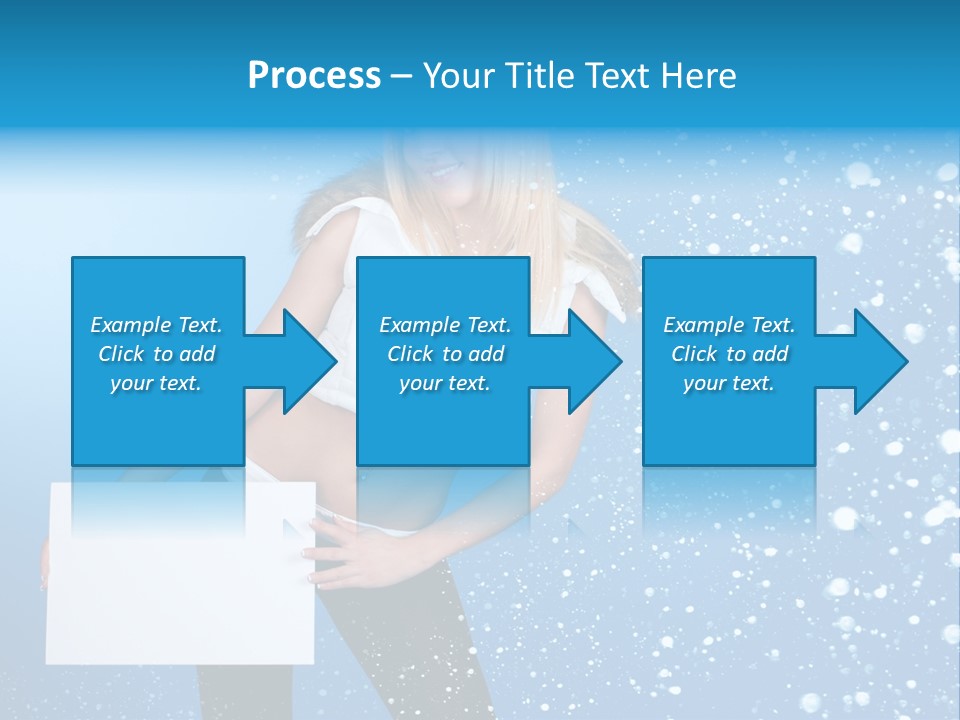 Blonde Human Dreaming PowerPoint Template
