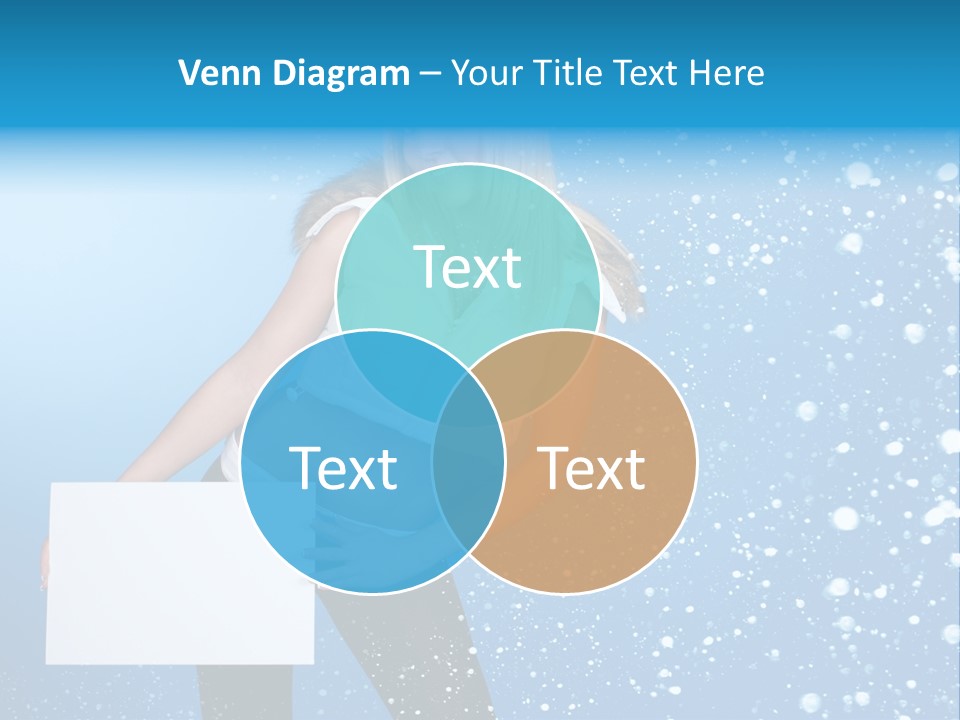 Blonde Human Dreaming PowerPoint Template