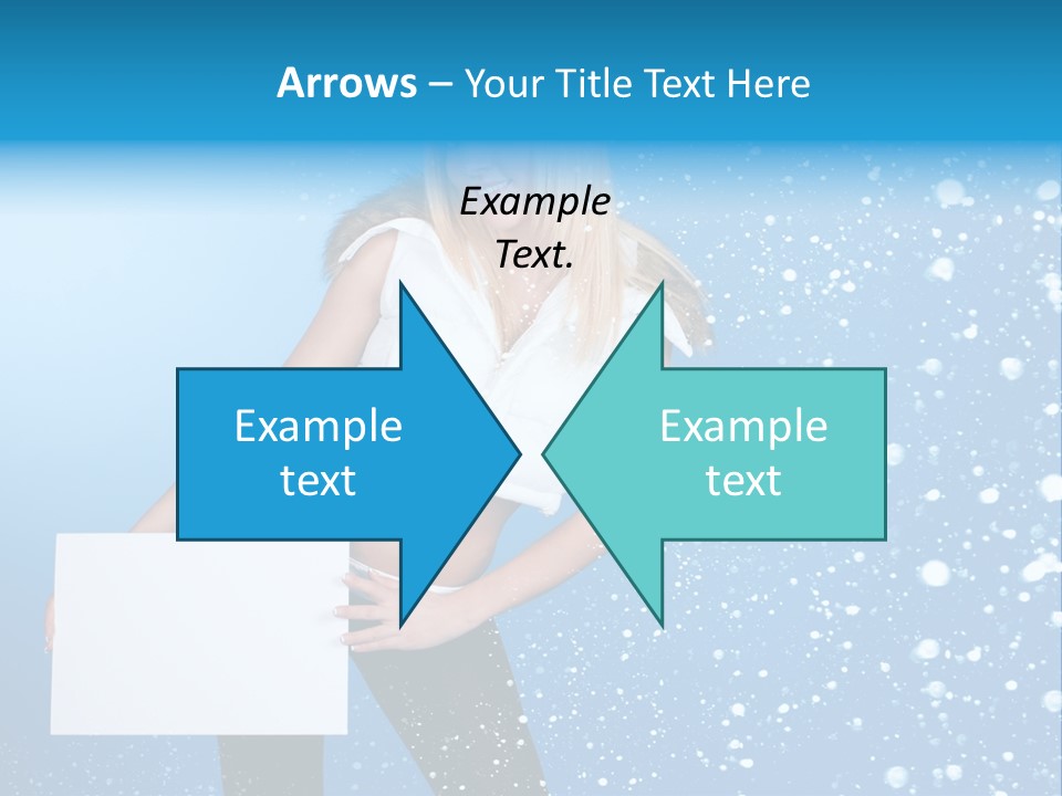 Blonde Human Dreaming PowerPoint Template