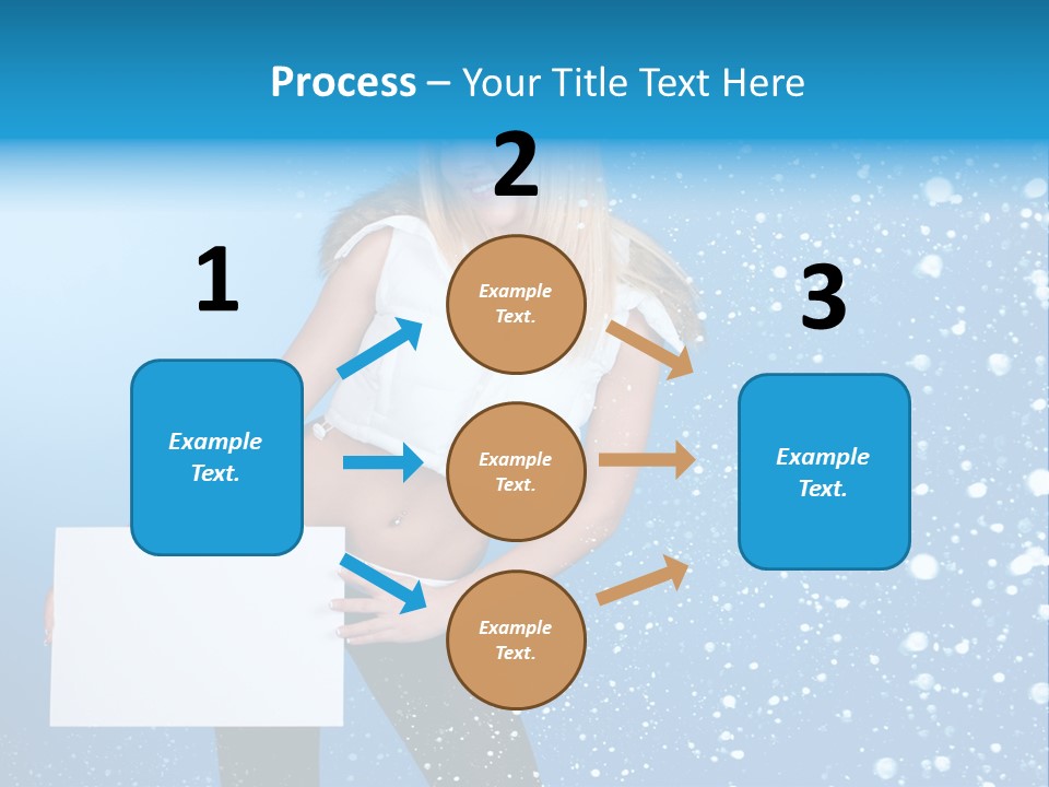 Blonde Human Dreaming PowerPoint Template