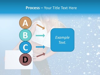Blonde Human Dreaming PowerPoint Template
