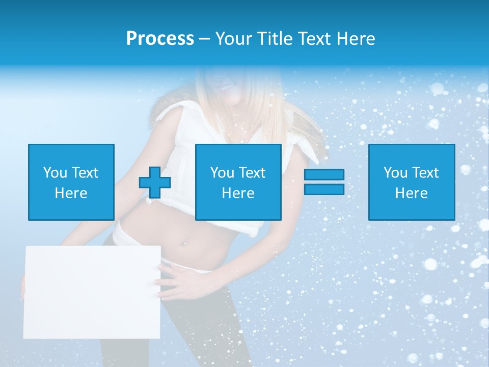Blonde Human Dreaming PowerPoint Template