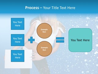 Blonde Human Dreaming PowerPoint Template