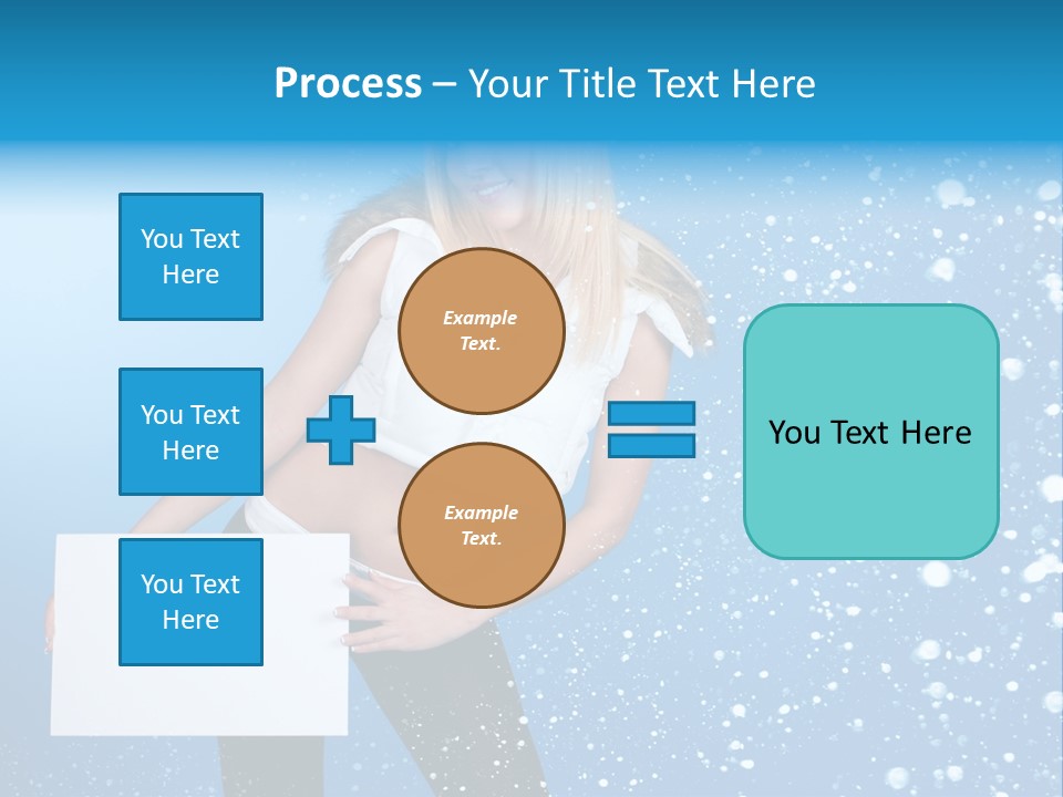 Blonde Human Dreaming PowerPoint Template