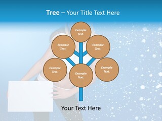 Blonde Human Dreaming PowerPoint Template