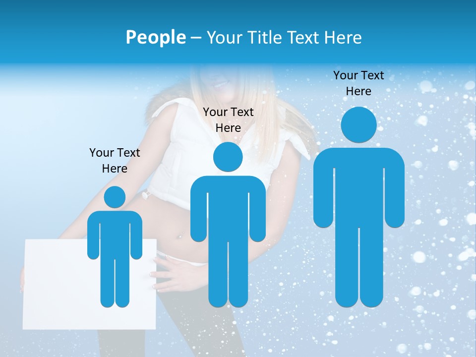 Blonde Human Dreaming PowerPoint Template