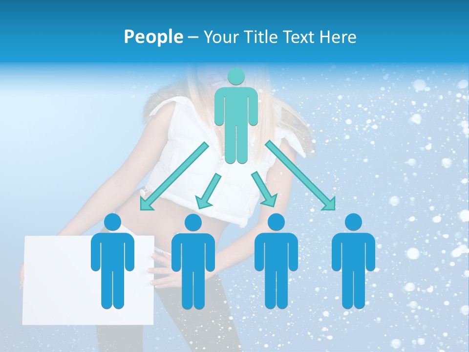 Blonde Human Dreaming PowerPoint Template