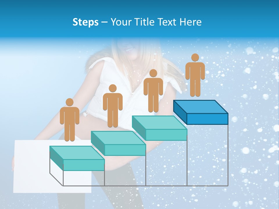 Blonde Human Dreaming PowerPoint Template