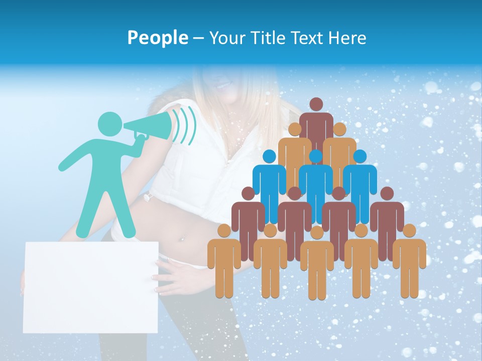 Blonde Human Dreaming PowerPoint Template