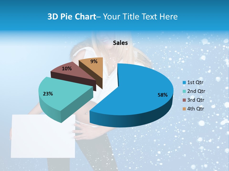 Blonde Human Dreaming PowerPoint Template