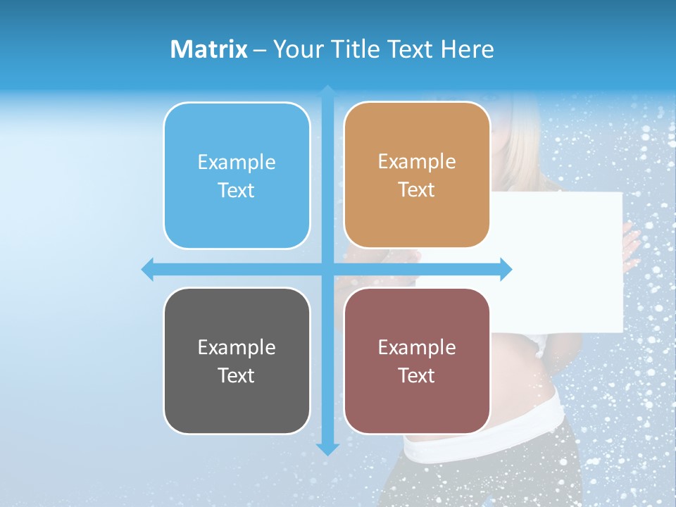 Flake Beautiful Placard PowerPoint Template