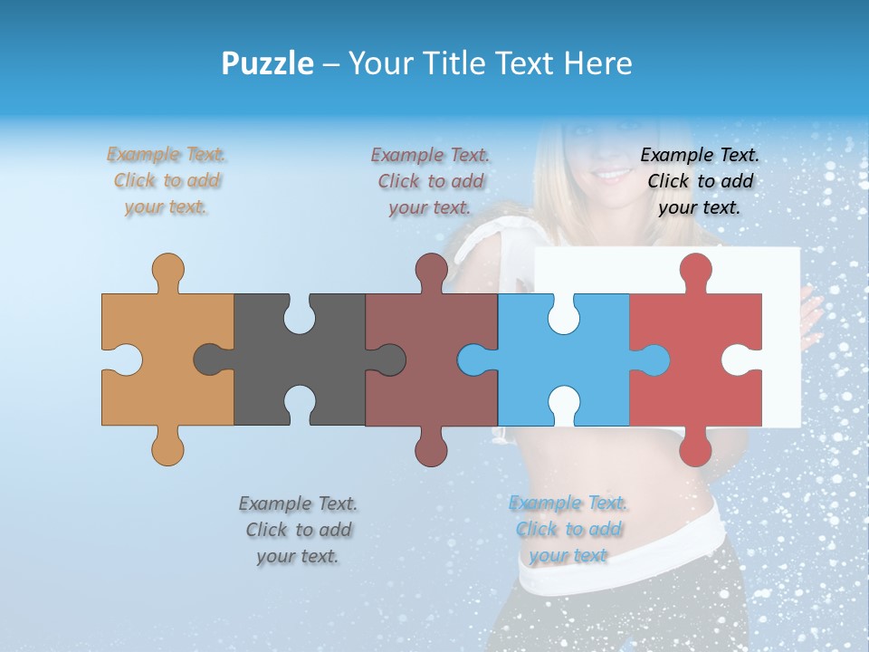 Flake Beautiful Placard PowerPoint Template