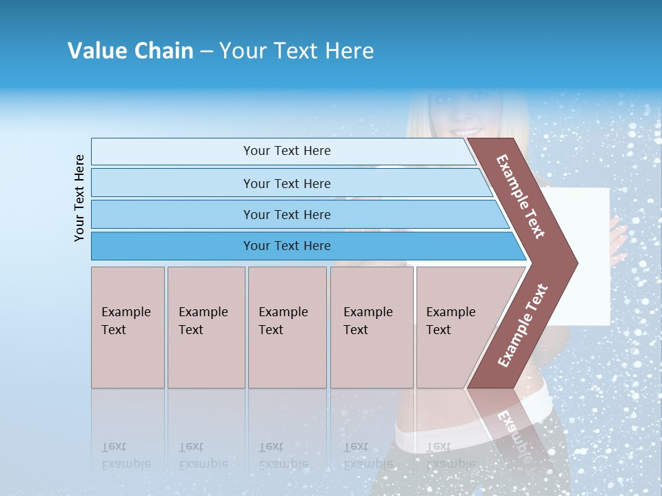 Flake Beautiful Placard PowerPoint Template