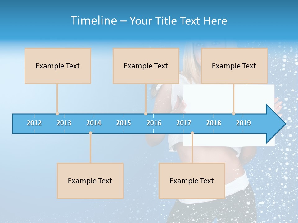 Flake Beautiful Placard PowerPoint Template