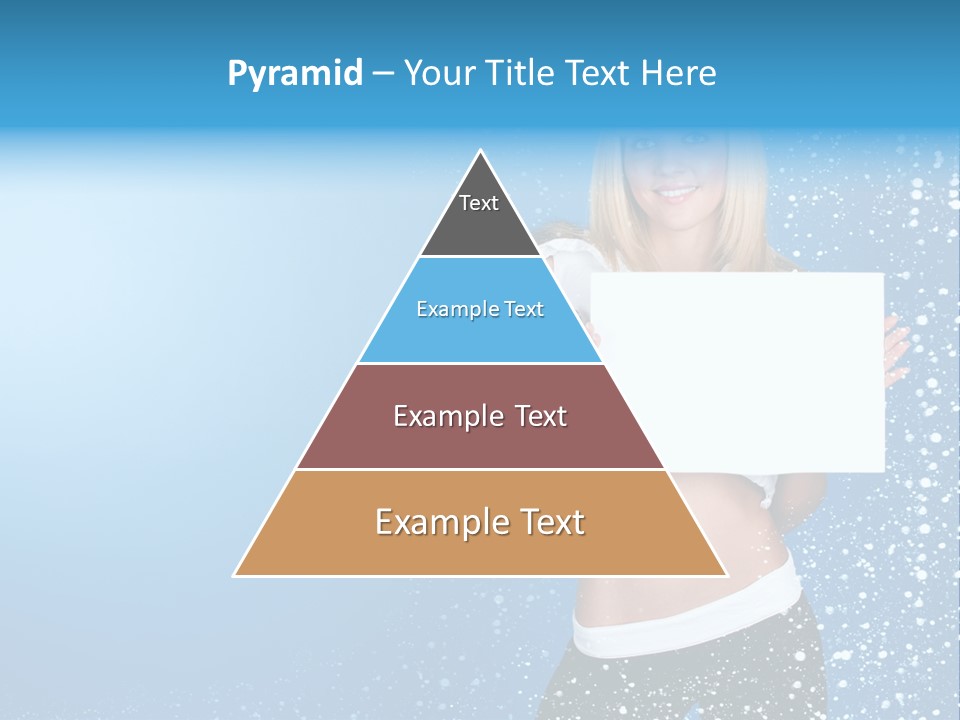 Flake Beautiful Placard PowerPoint Template