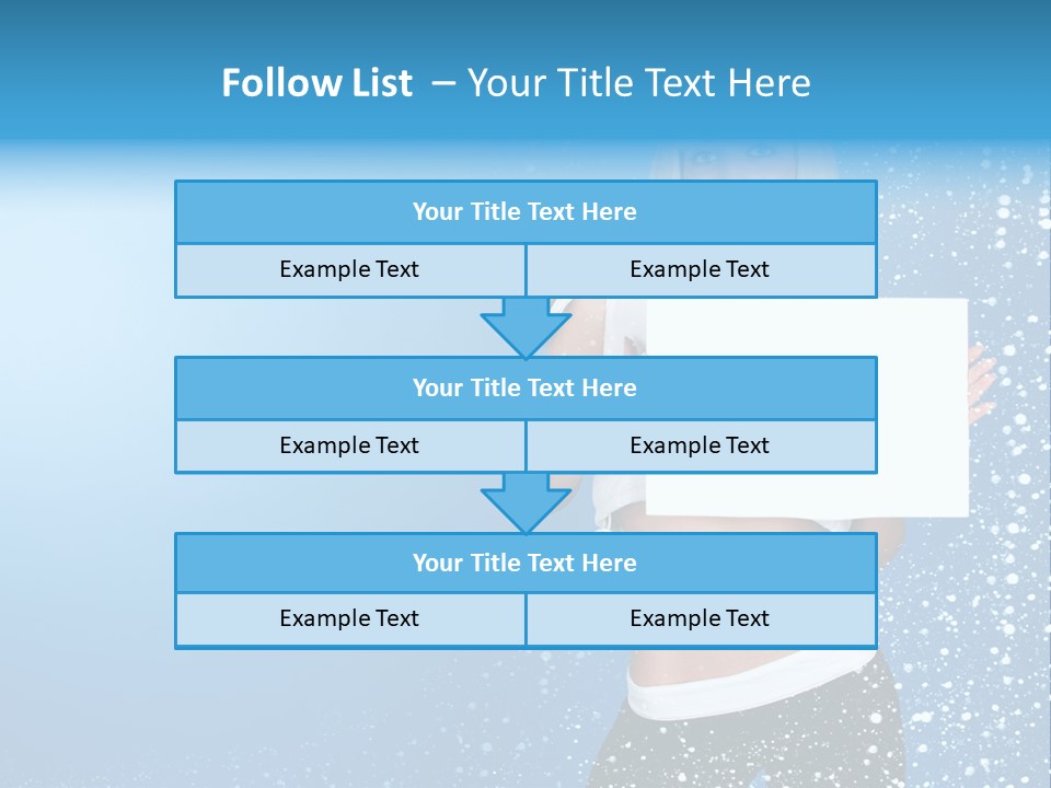 Flake Beautiful Placard PowerPoint Template