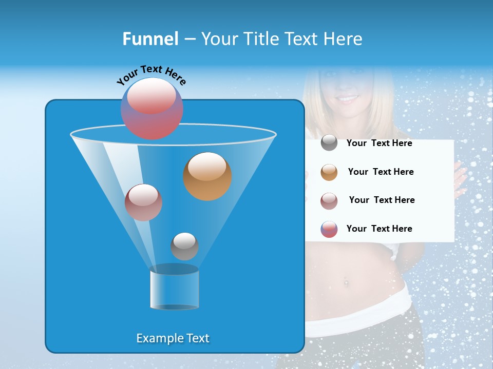 Flake Beautiful Placard PowerPoint Template