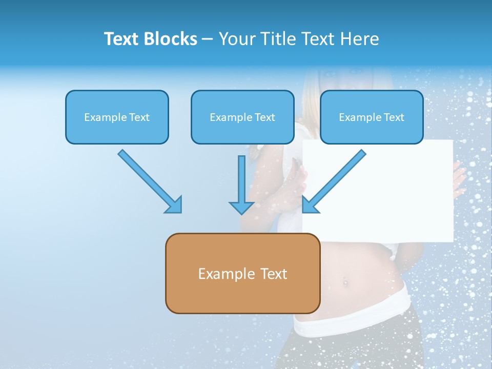 Flake Beautiful Placard PowerPoint Template
