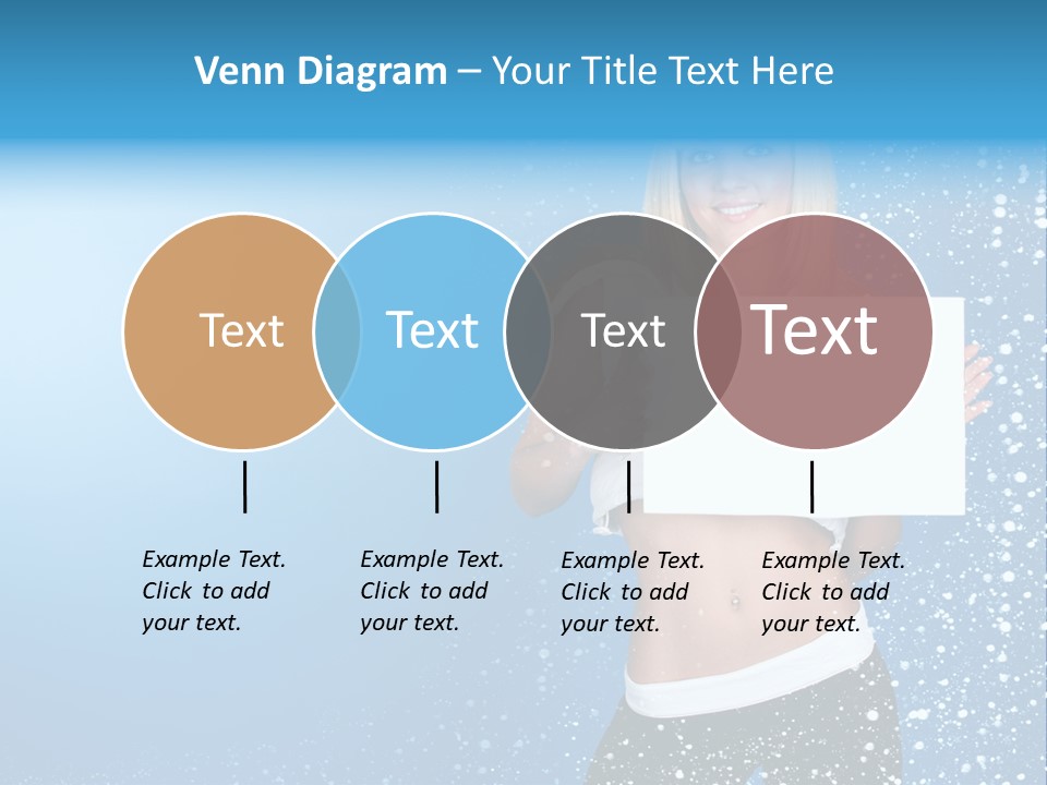 Flake Beautiful Placard PowerPoint Template