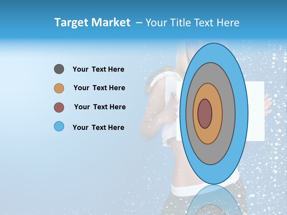 Flake Beautiful Placard PowerPoint Template