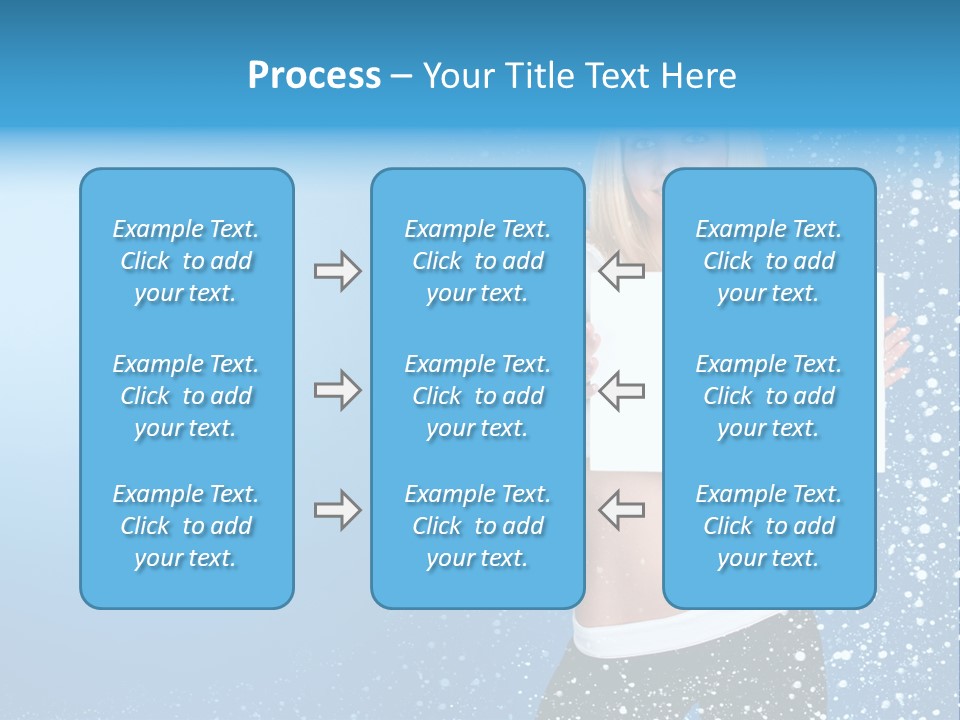 Flake Beautiful Placard PowerPoint Template