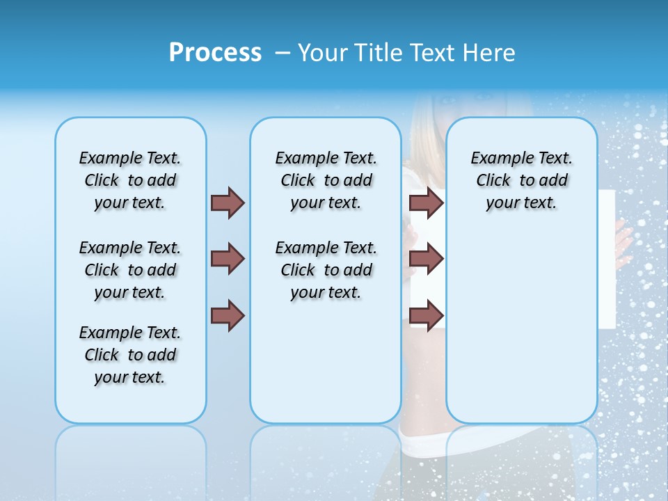 Flake Beautiful Placard PowerPoint Template