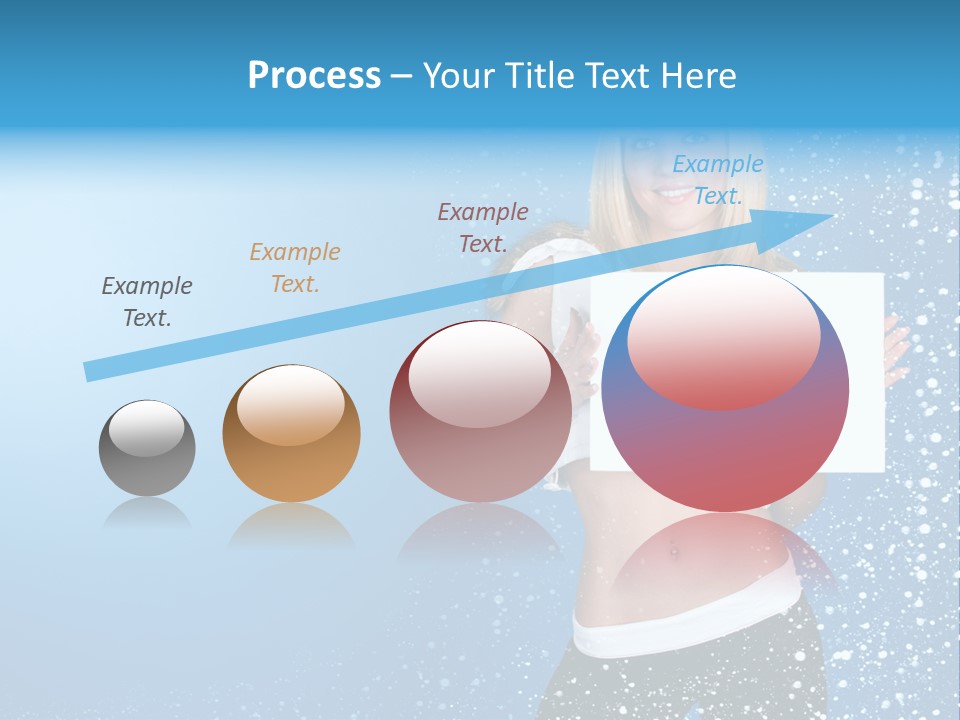 Flake Beautiful Placard PowerPoint Template