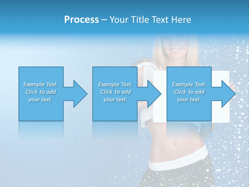 Flake Beautiful Placard PowerPoint Template