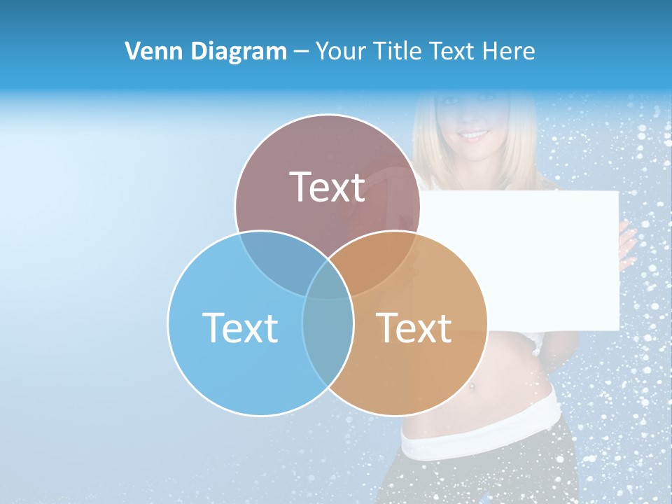 Flake Beautiful Placard PowerPoint Template