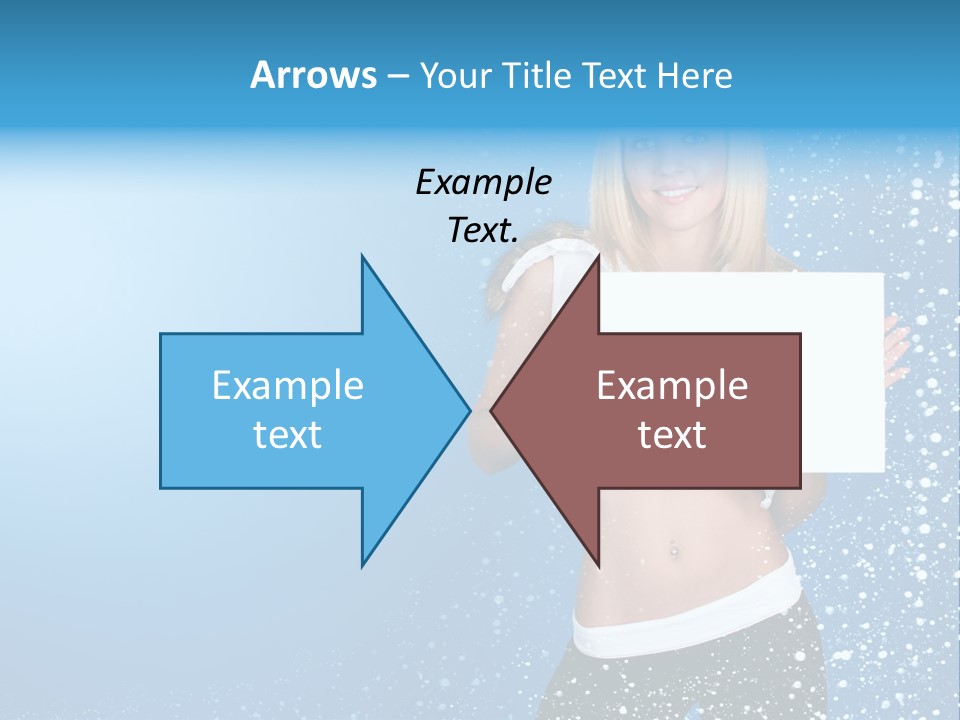 Flake Beautiful Placard PowerPoint Template