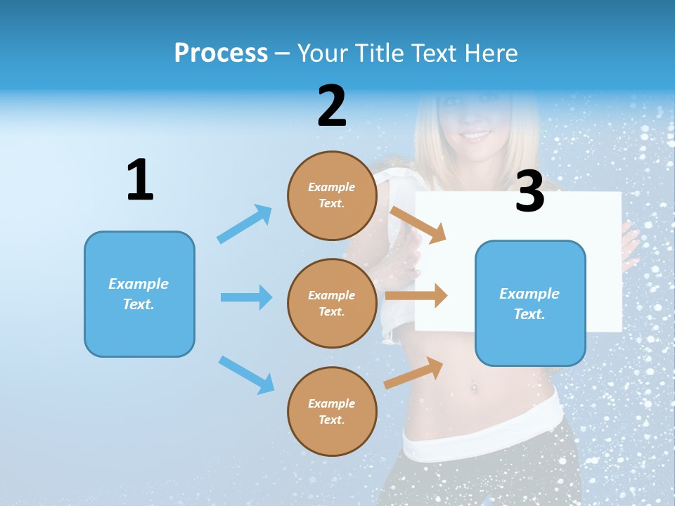 Flake Beautiful Placard PowerPoint Template