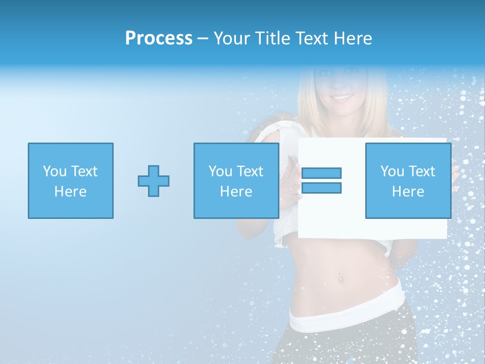 Flake Beautiful Placard PowerPoint Template