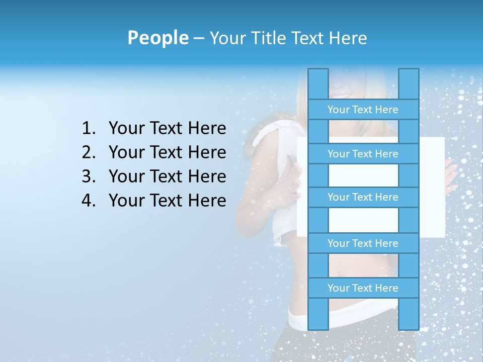 Flake Beautiful Placard PowerPoint Template