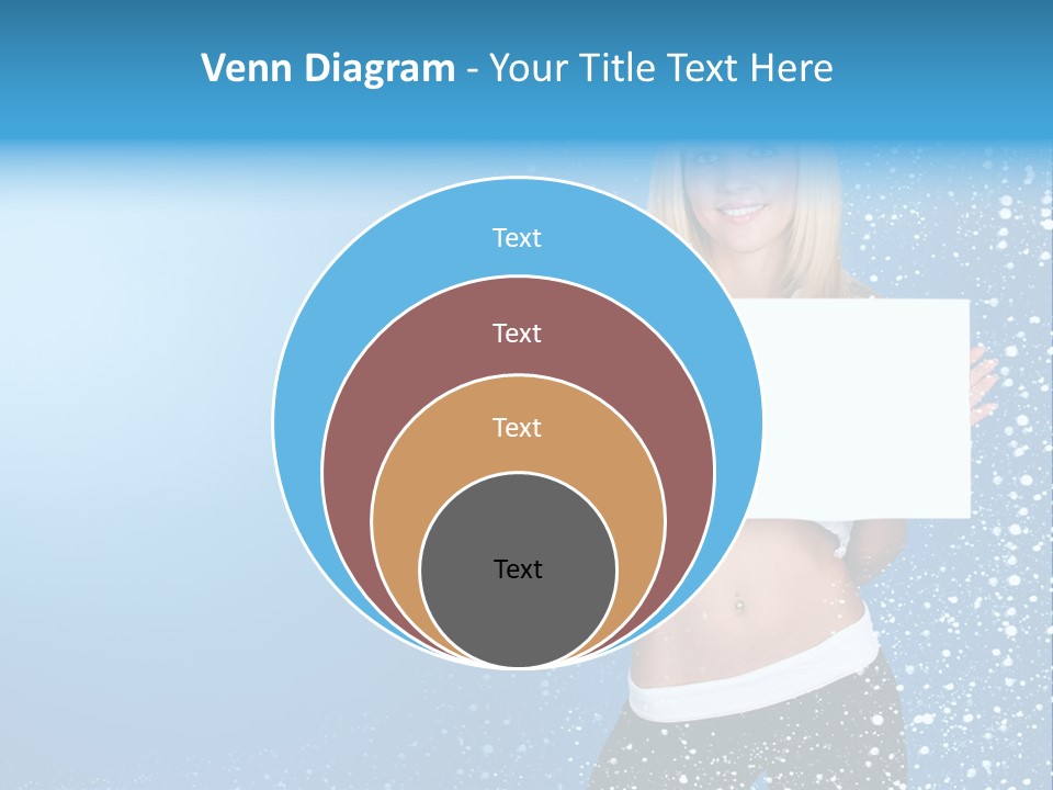 Flake Beautiful Placard PowerPoint Template