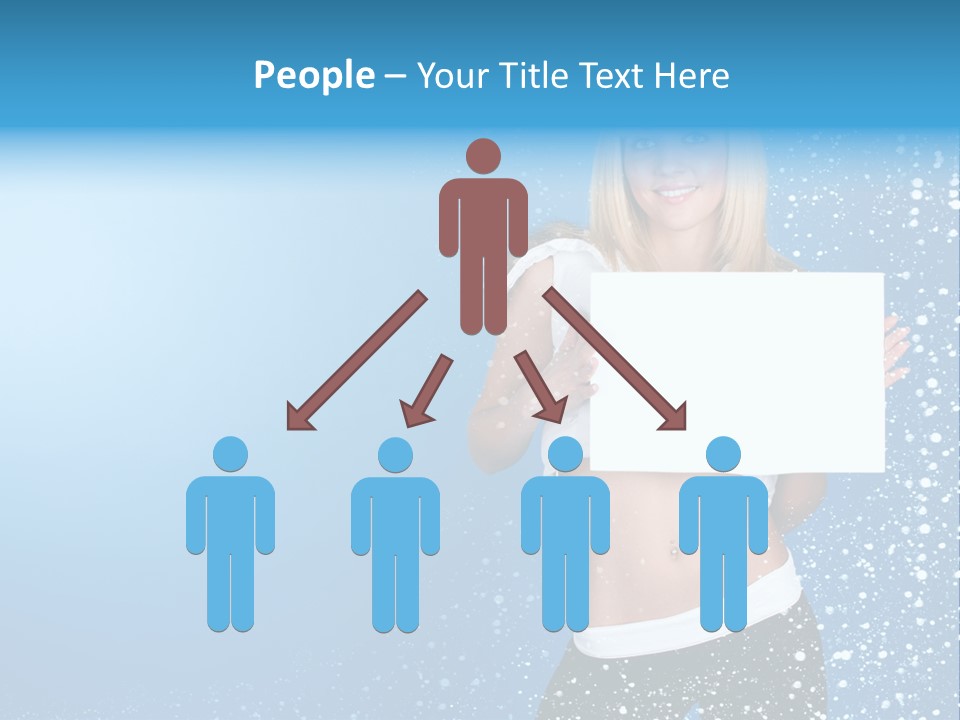 Flake Beautiful Placard PowerPoint Template