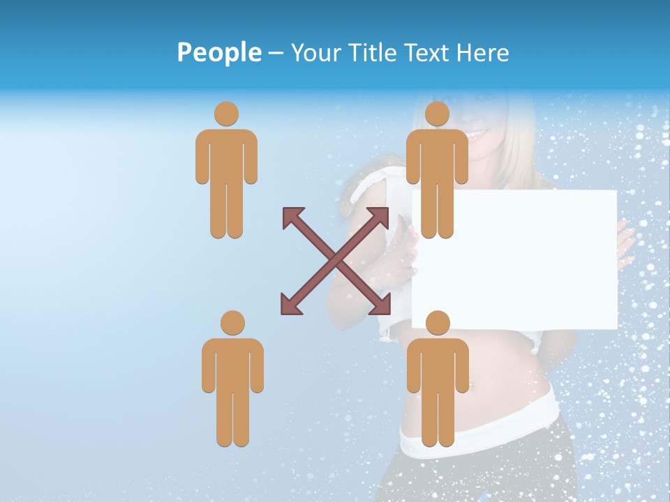 Flake Beautiful Placard PowerPoint Template