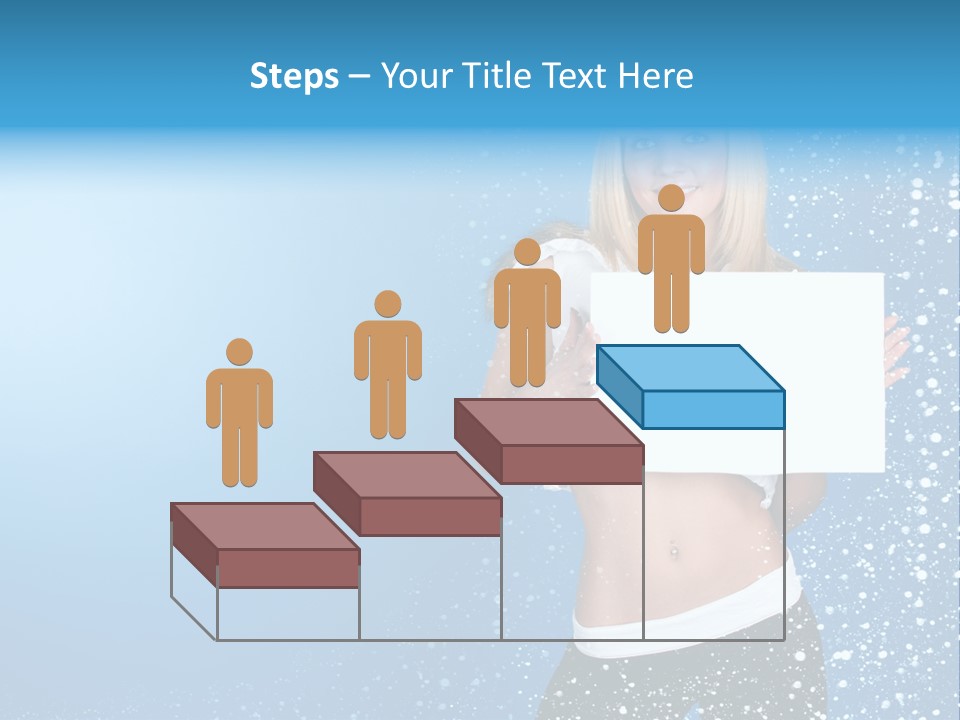 Flake Beautiful Placard PowerPoint Template