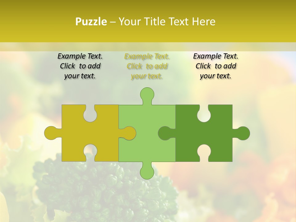 Healthy Meal Appetizer PowerPoint Template