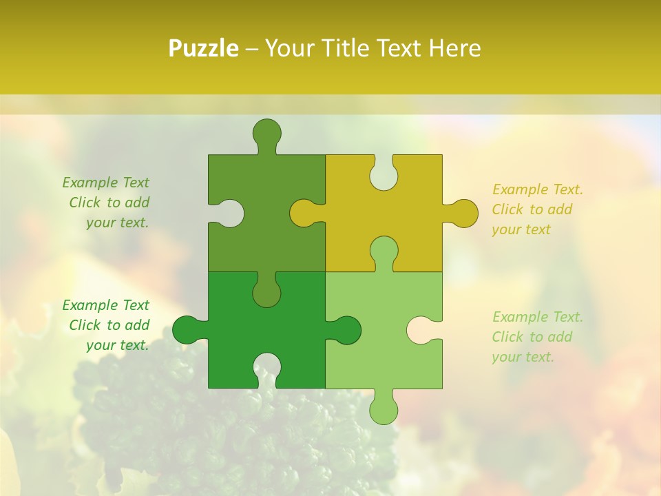 Healthy Meal Appetizer PowerPoint Template