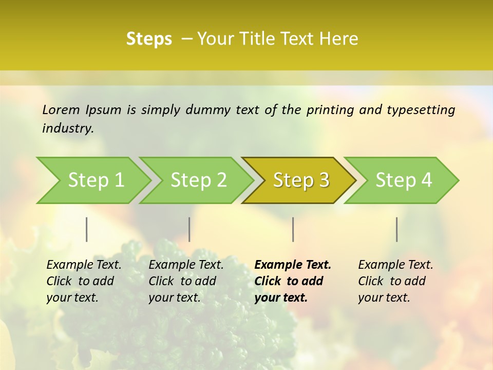 Healthy Meal Appetizer PowerPoint Template
