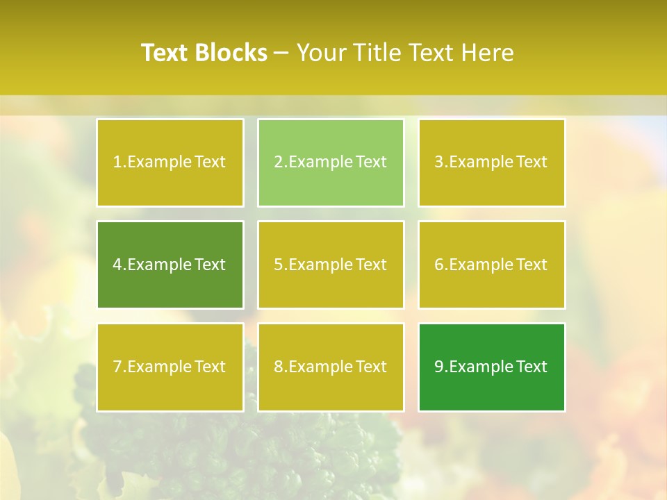 Healthy Meal Appetizer PowerPoint Template
