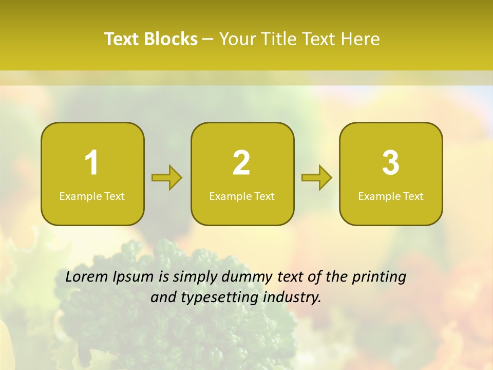Healthy Meal Appetizer PowerPoint Template