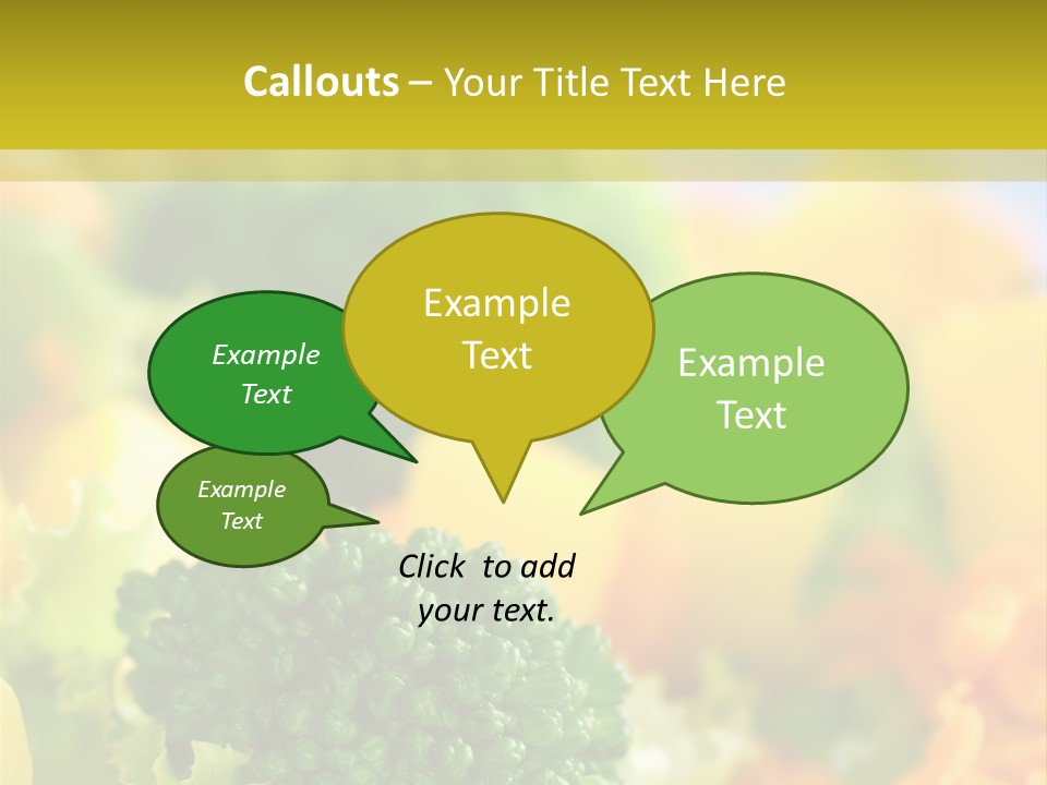 Healthy Meal Appetizer PowerPoint Template