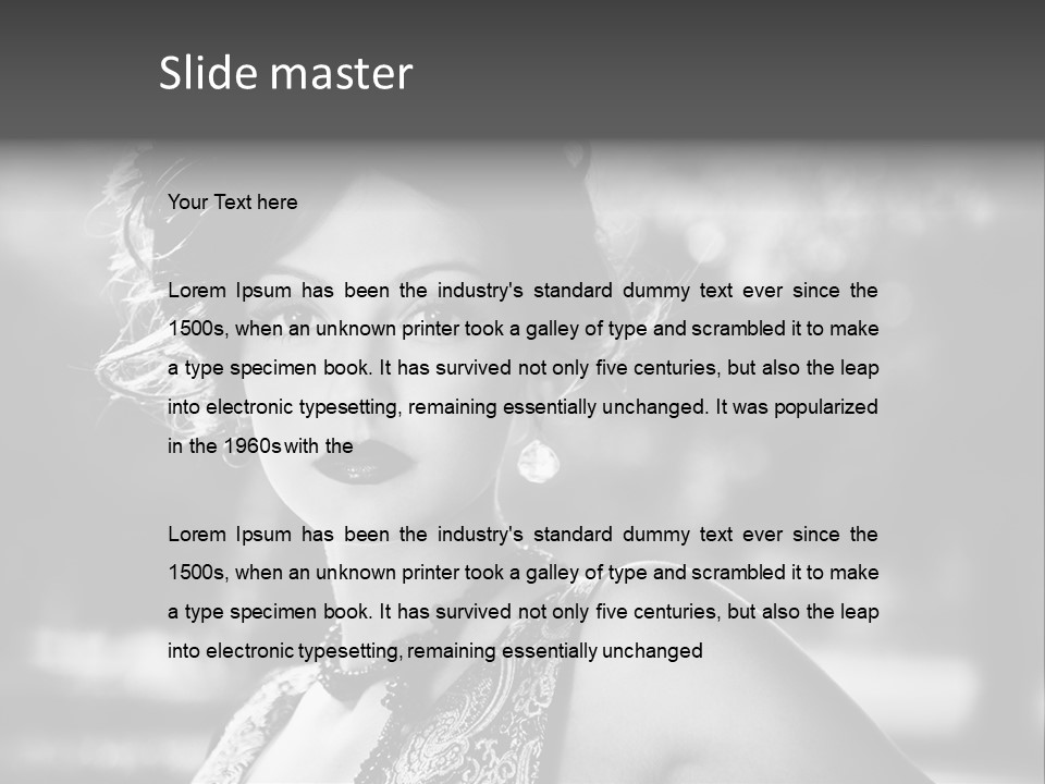 Black And White Photography PowerPoint Template