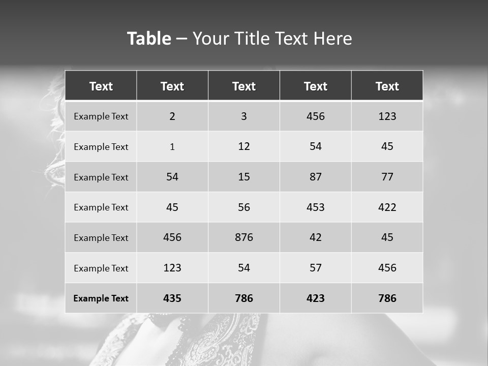Black And White Photography PowerPoint Template