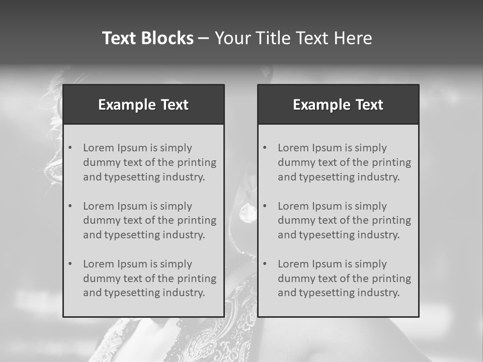 Black And White Photography PowerPoint Template