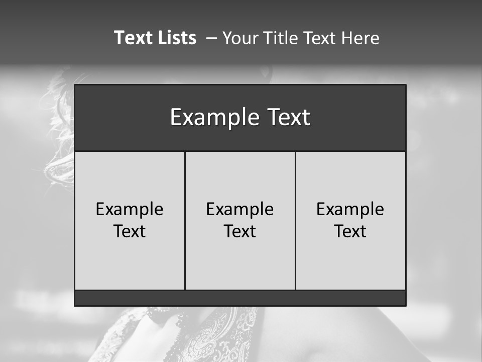 Black And White Photography PowerPoint Template