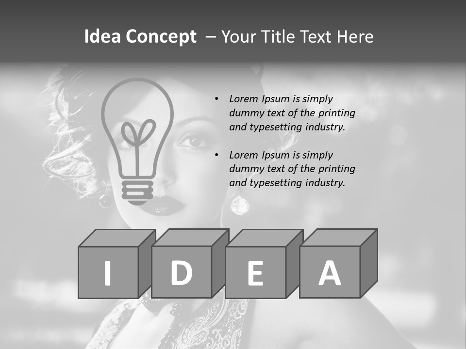 Black And White Photography PowerPoint Template