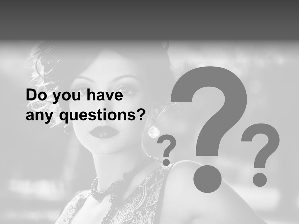 Black And White Photography PowerPoint Template