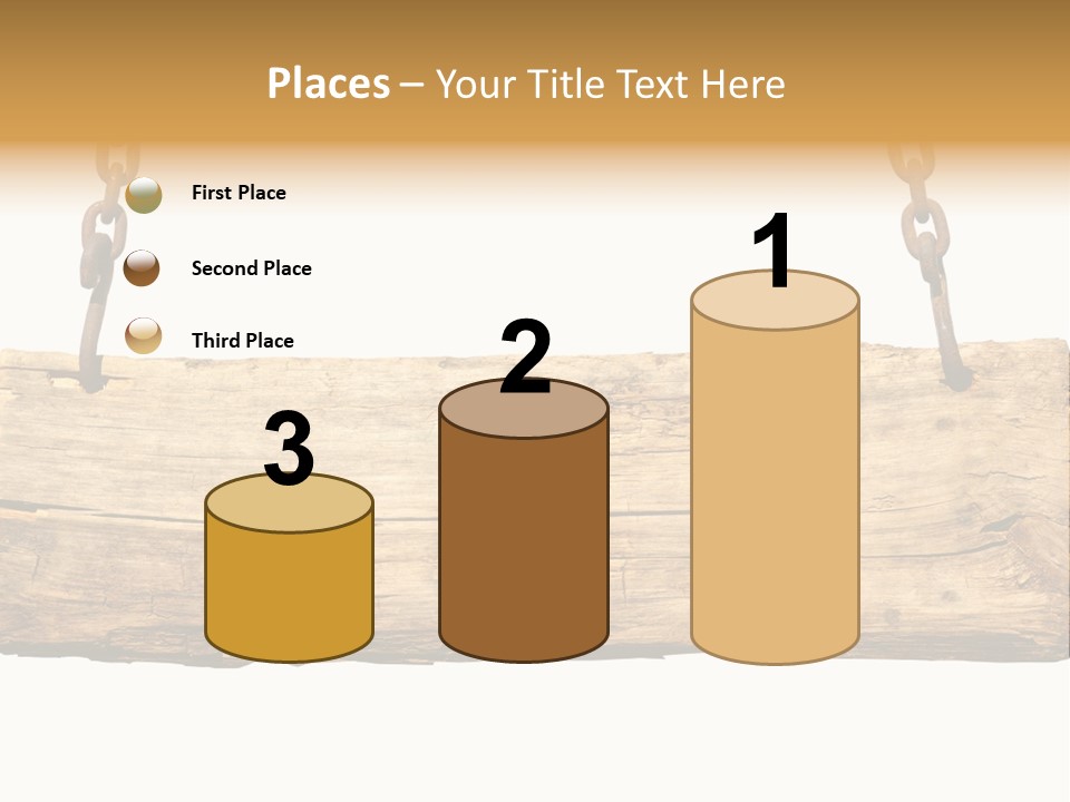 Hanging Wood Sign PowerPoint Template